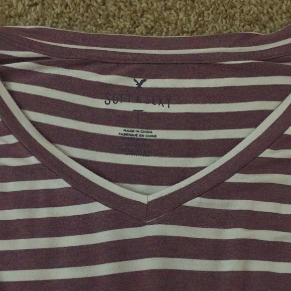 American Eagle Soft & Sexy Striped Long Sleeve - Picture 4 of 4